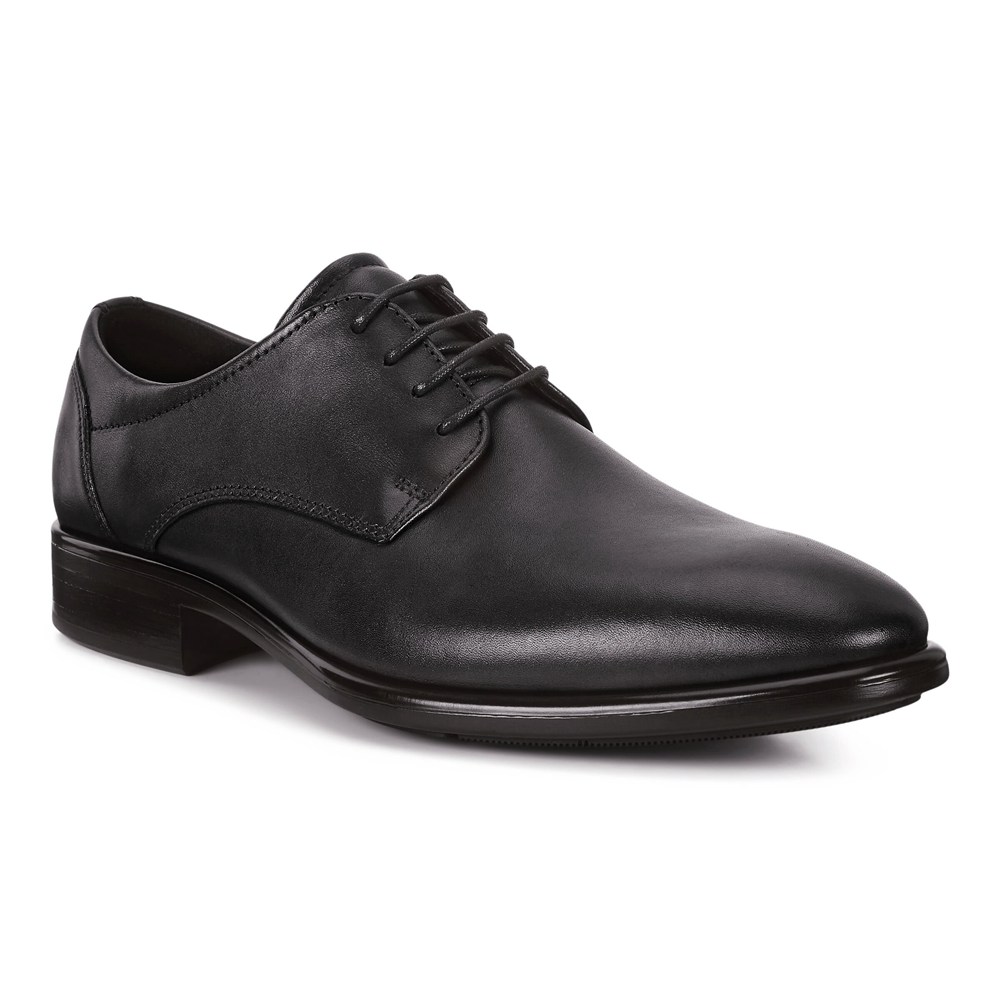 Zapatos Derby Hombre - ECCO Citytray Traditionals - Negros - FSN189632